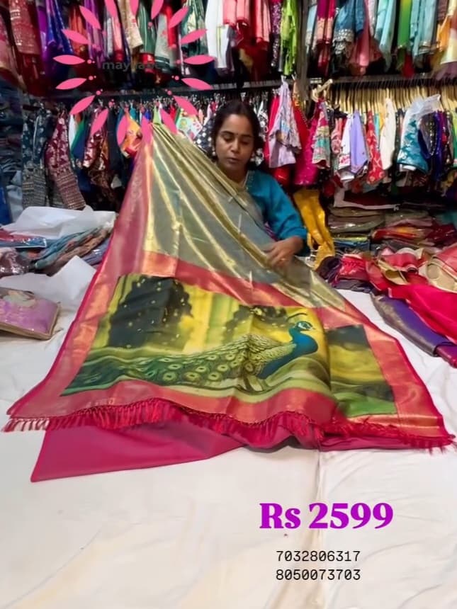 Tissue Kanchi Pattu Sarees
Saree
Budget Saree
Nice Saree
Gift for Mother Present for Mother
Gift for mom Present for Mom
Gift for Gf  Present for Gf
