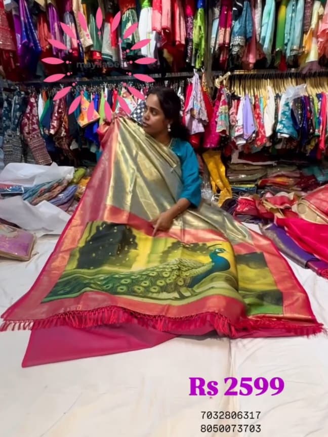 Tissue Kanchi Pattu Sarees
Saree
Budget Saree
Nice Saree
Gift for Mother Present for Mother
Gift for mom Present for Mom
Gift for Gf  Present for Gf
