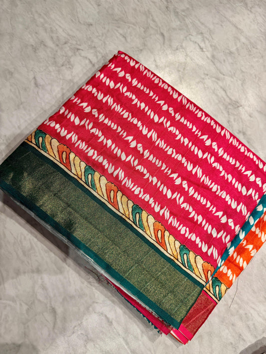 Tussar Crush Saree