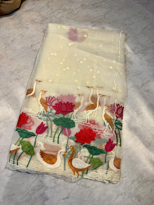 Tussar Crush Saree