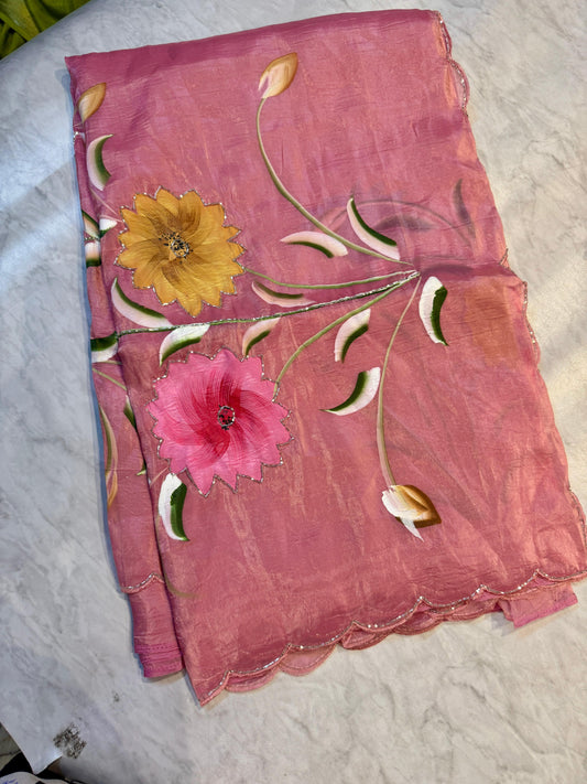 Tussar Crush Saree