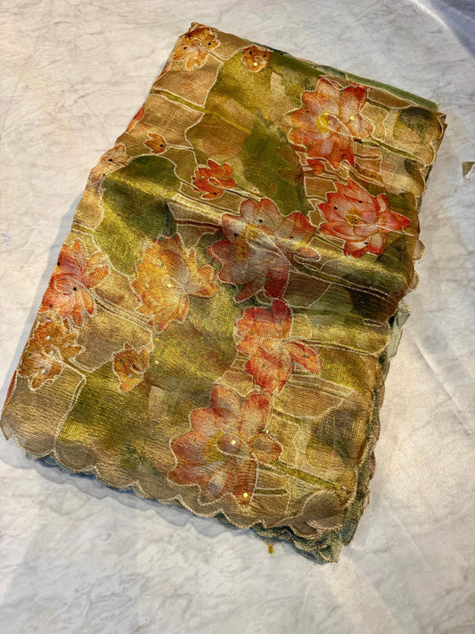 Tussar Crush Saree