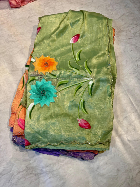 Tussar Crush Saree