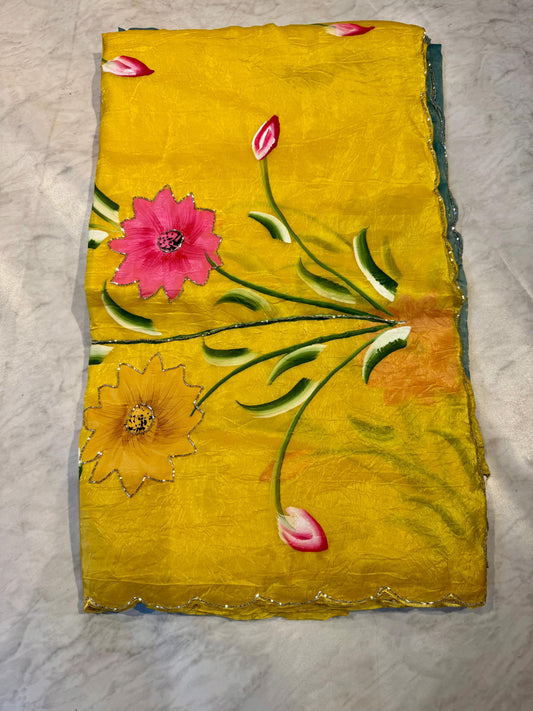 Tussar Crush Saree