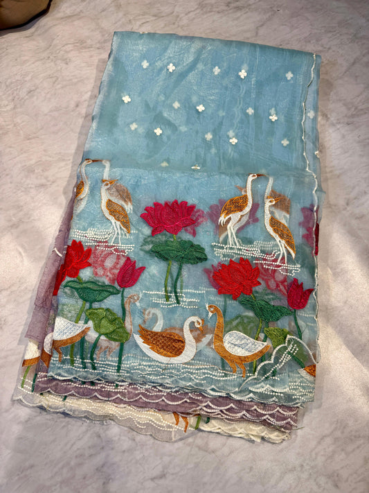 Tussar Crush Saree