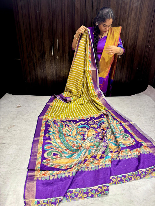 Tussar Crush Saree