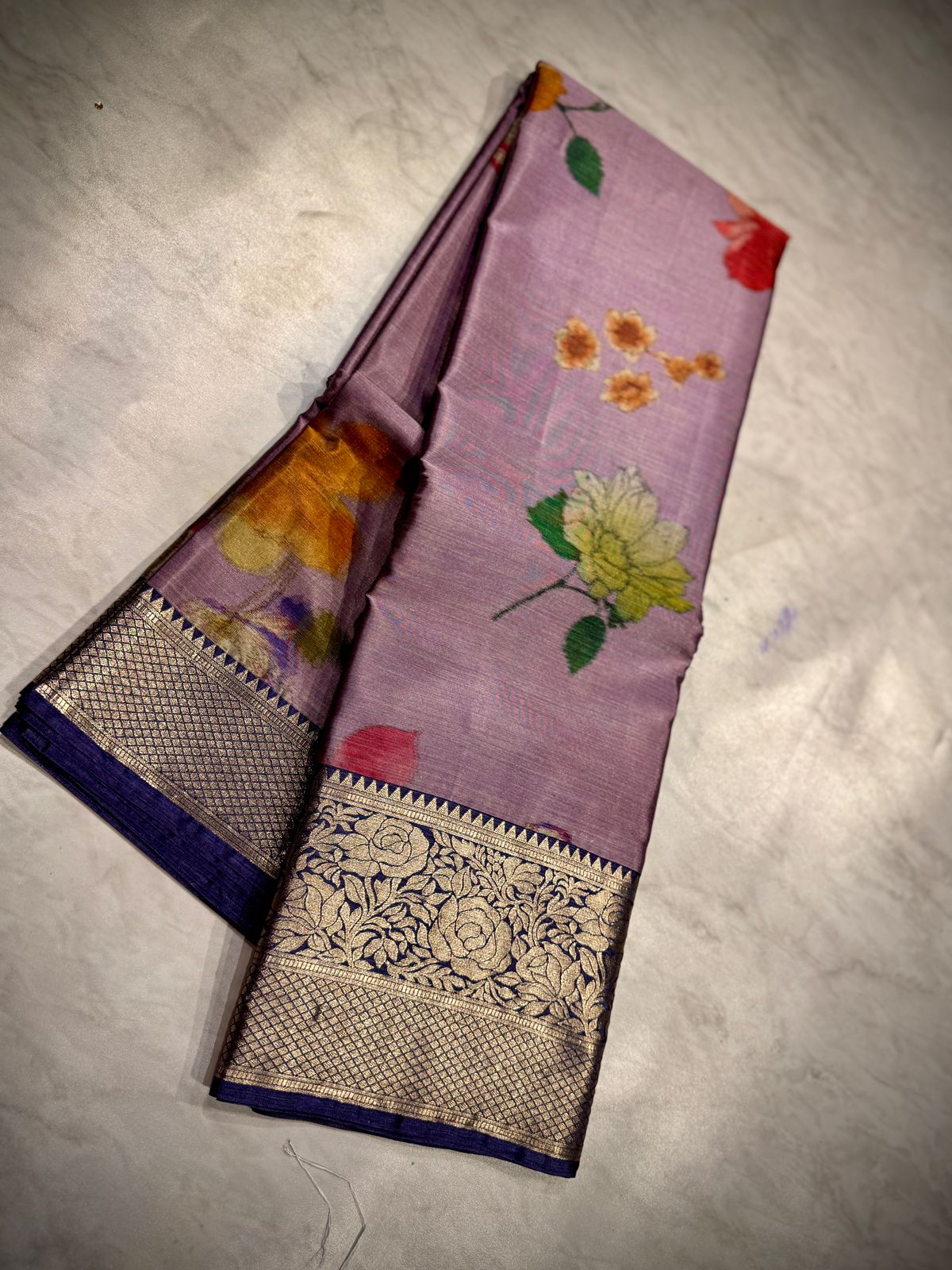 Tussar Dupion Silk Saree