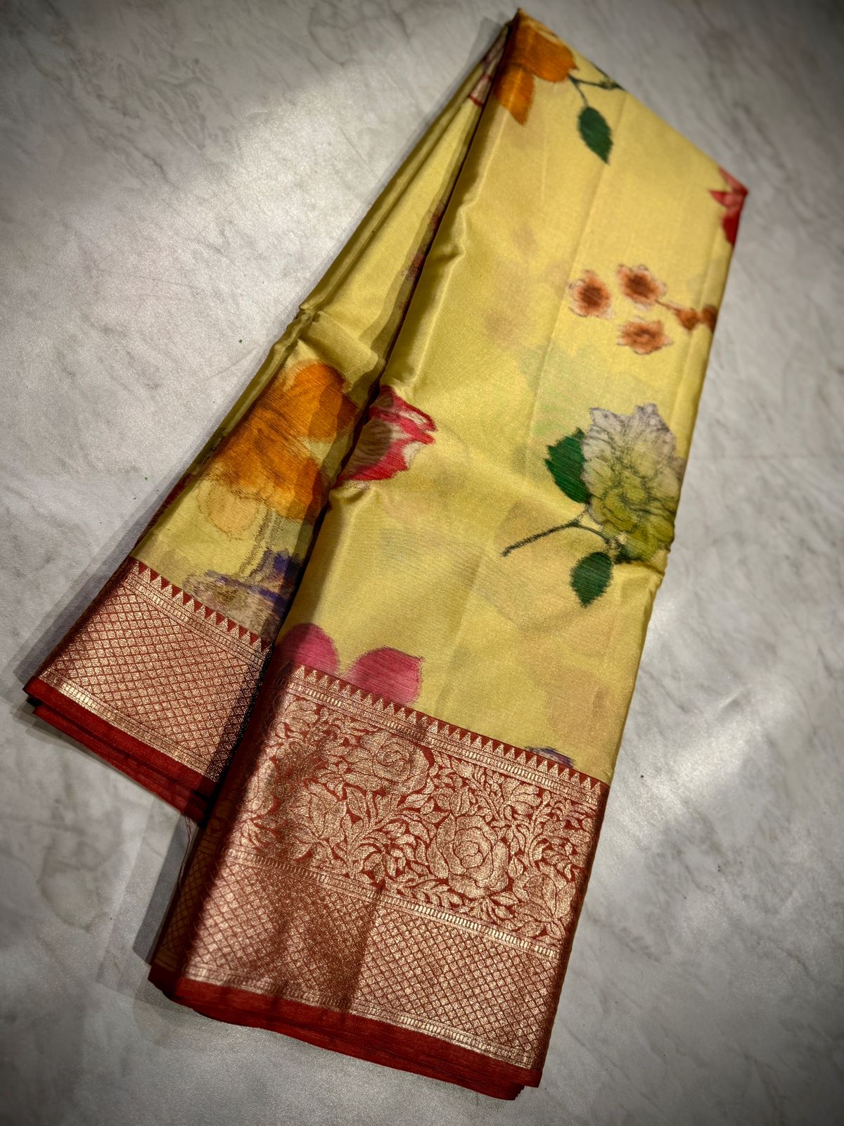 Tussar Dupion Silk Saree