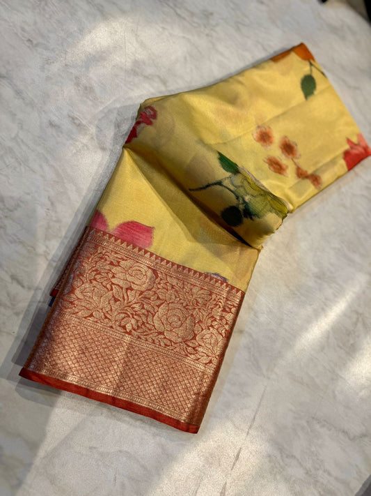 Tussar Dupion Silk Saree