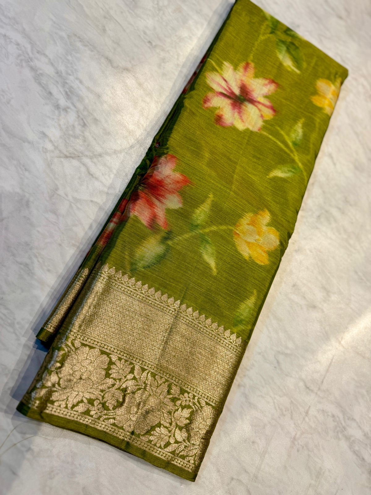 Tussar Dupion Silk Saree