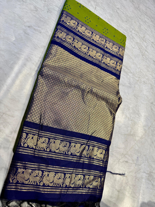 Tussar Gadwal Pattu Saree