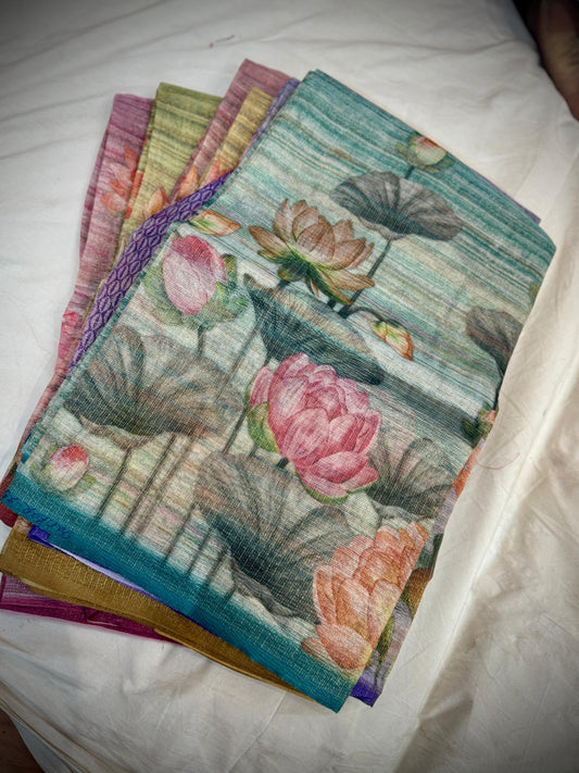 Tussar Pichwai Saree
