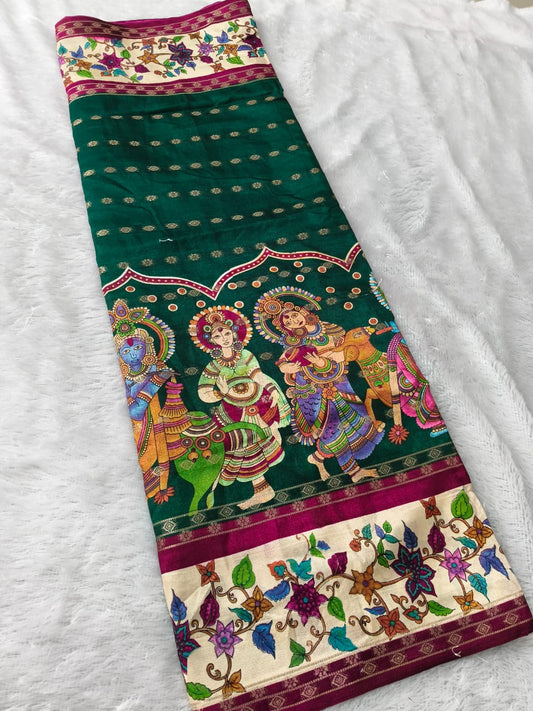 Viscose Dola Silk Saree
