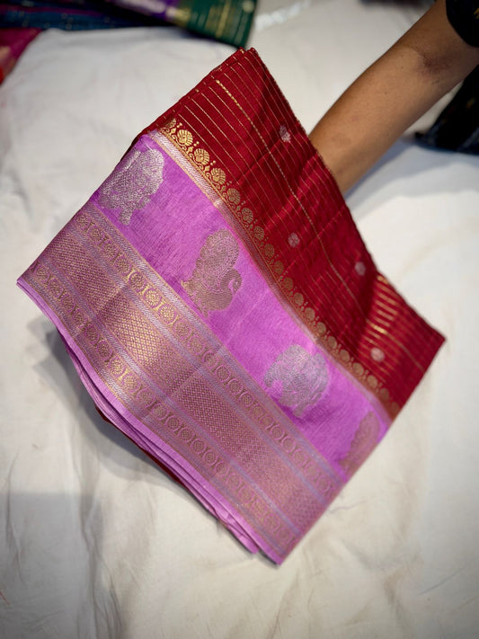 Viscose Kanchi Pattu Saree
