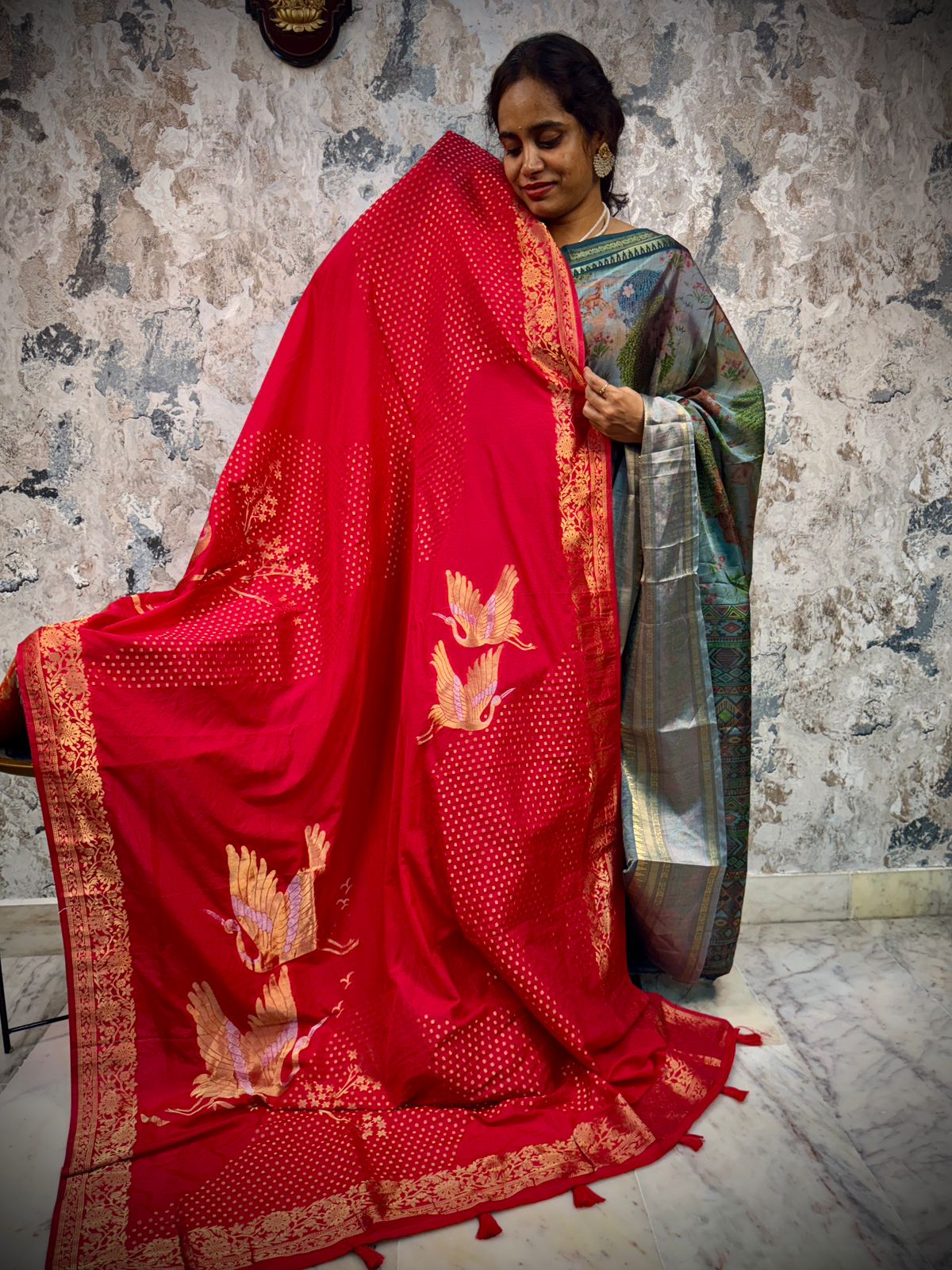 Georgette Pattu Saree