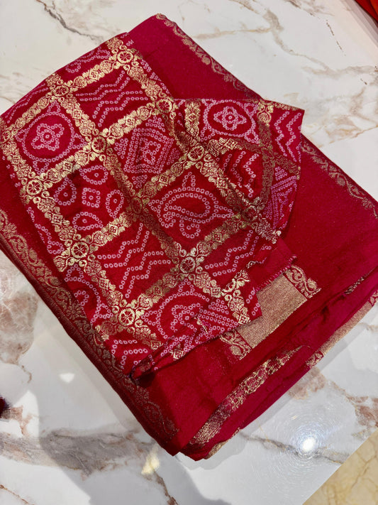 Moonga Silk Saree