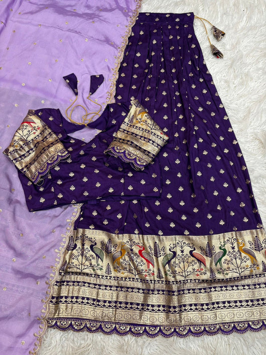 Ready To Wear Banarasi Pattu Lehenga