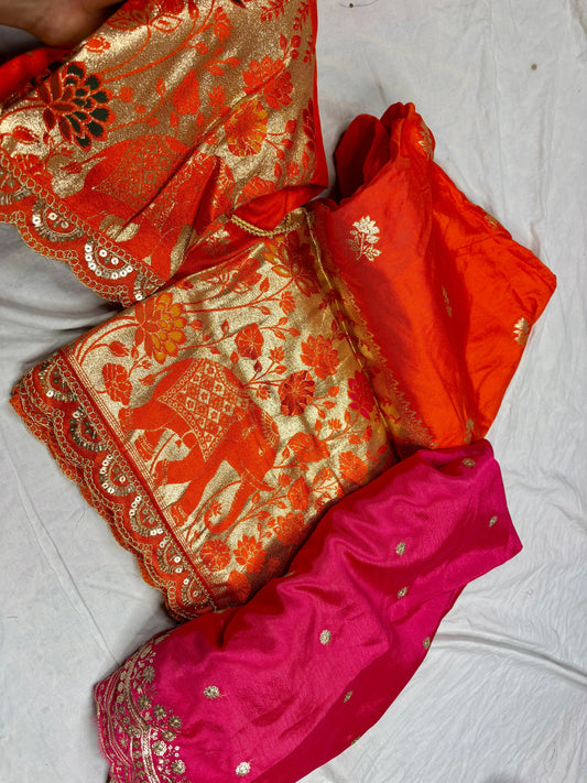 Ready To Wear Banarasi Pattu Lehenga