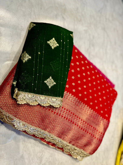 Moonga Silk Saree