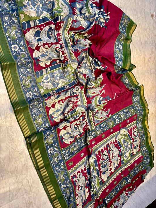 Maheshwari Silk Saree