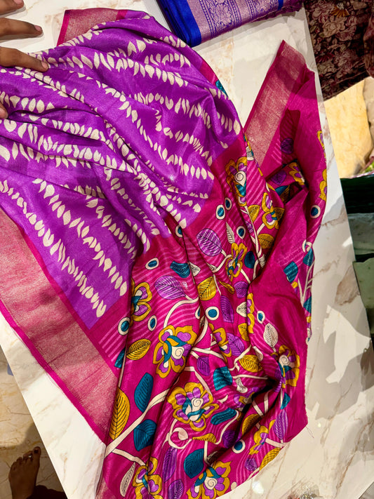 Kaddi Tussar Saree