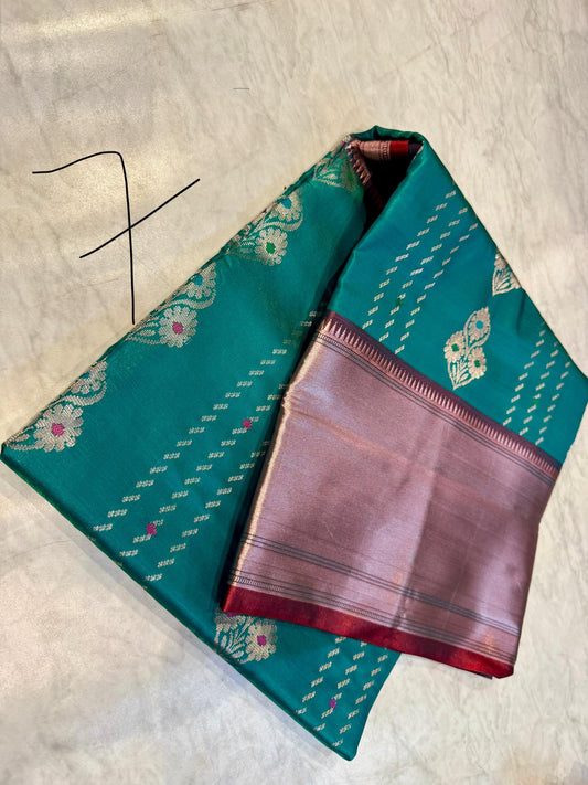 Tissue Kanchi Dharmavaram Pattu Saree