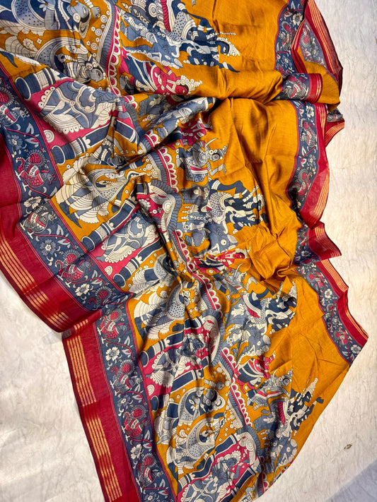 Maheshwari Silk Saree