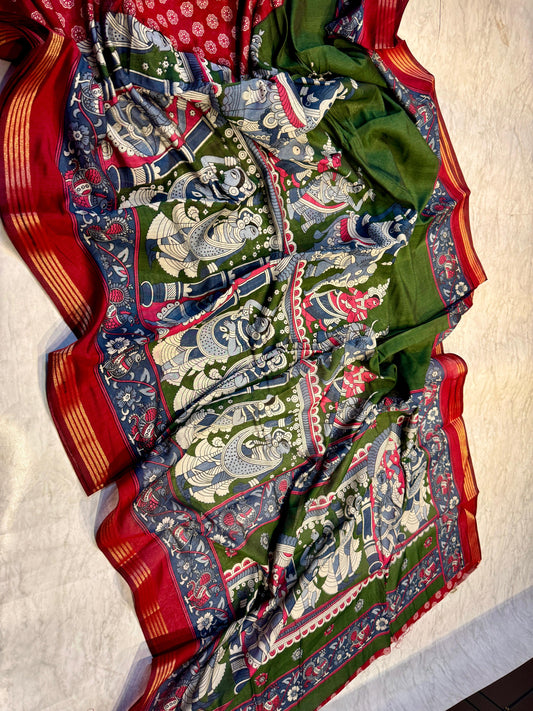 Maheshwari Silk Saree