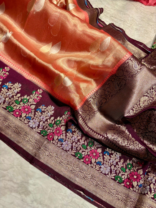 Tissue Dupion Pattu Saree