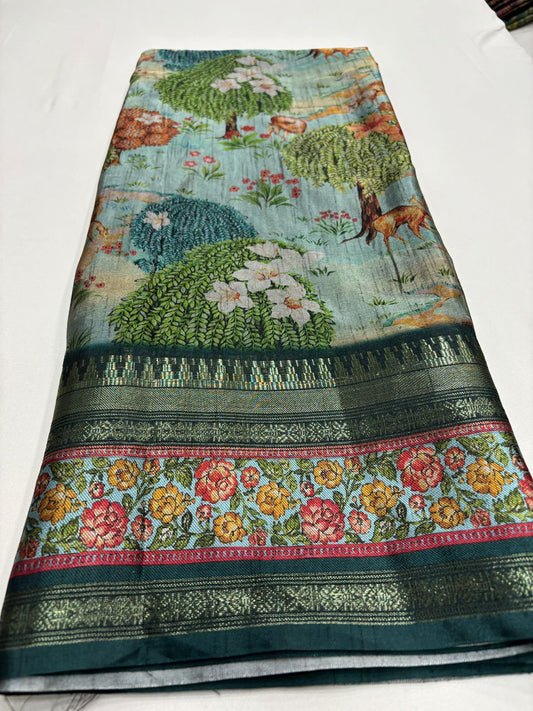 Tussar Saree