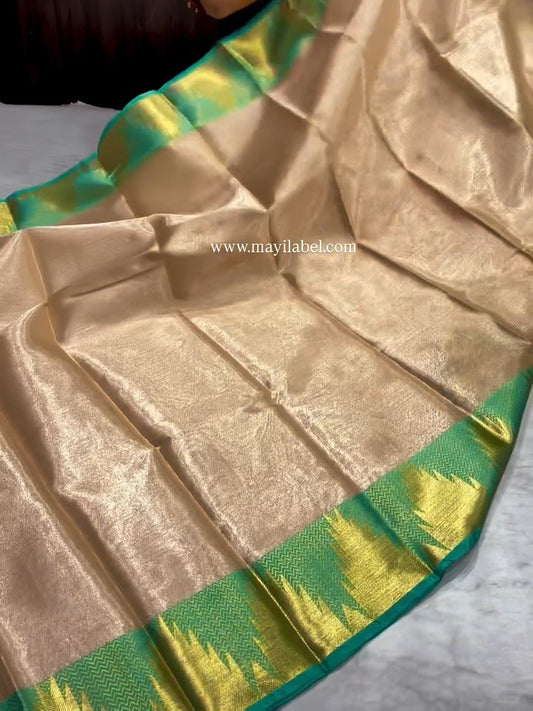 One Gram Glass Tissue Saree