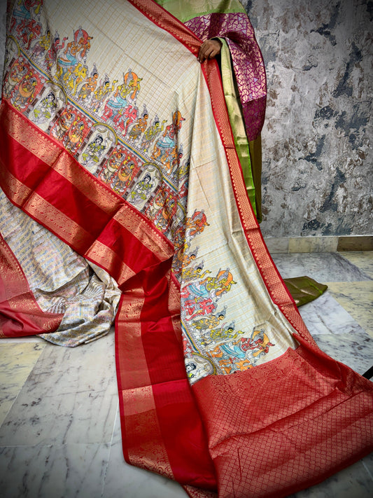 Kanchi Gadwal Pattu Saree