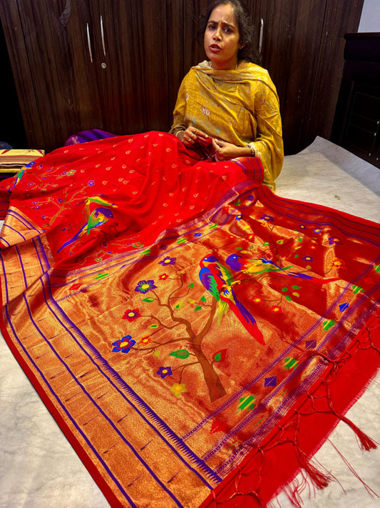 Paithani Pattu Saree