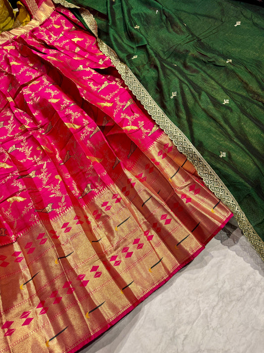 Banarasi Semi Stitched Lehenga
