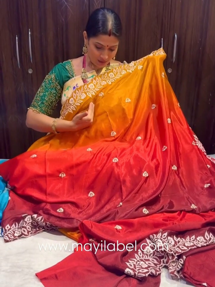 Moonga Silk Saree