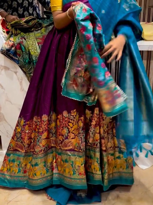 Semi Stitched Lehenga