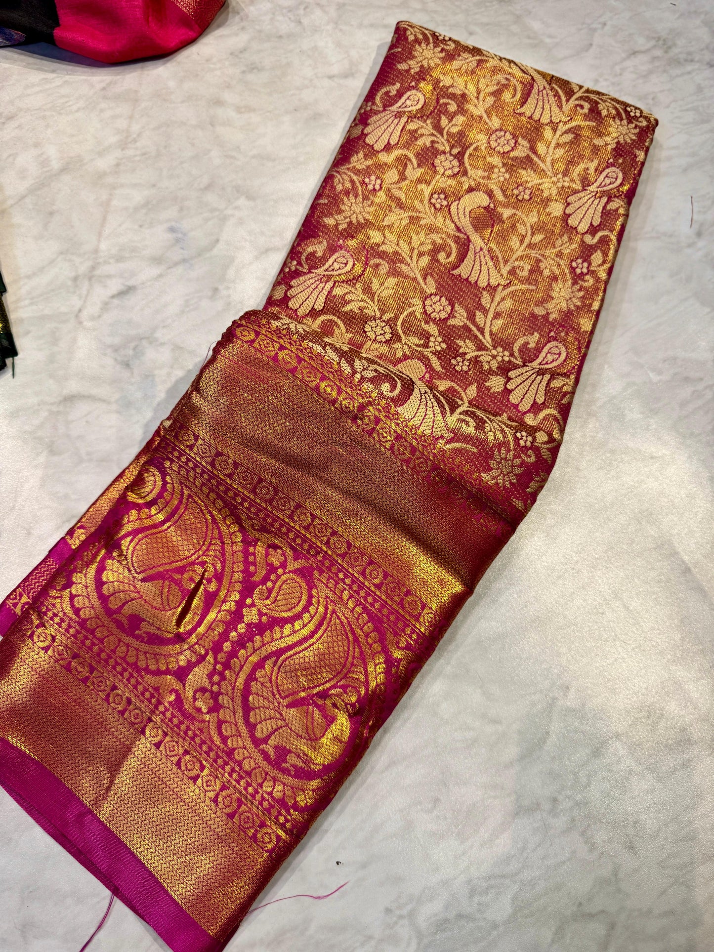 Meenakari Pattu Saree