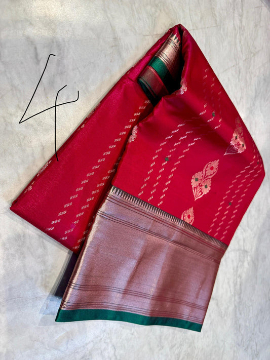 Tissue Kanchi Dharmavaram Pattu Saree
