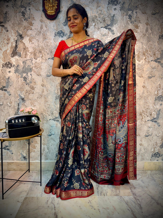 Chennuri Pen Kalamkari Saree