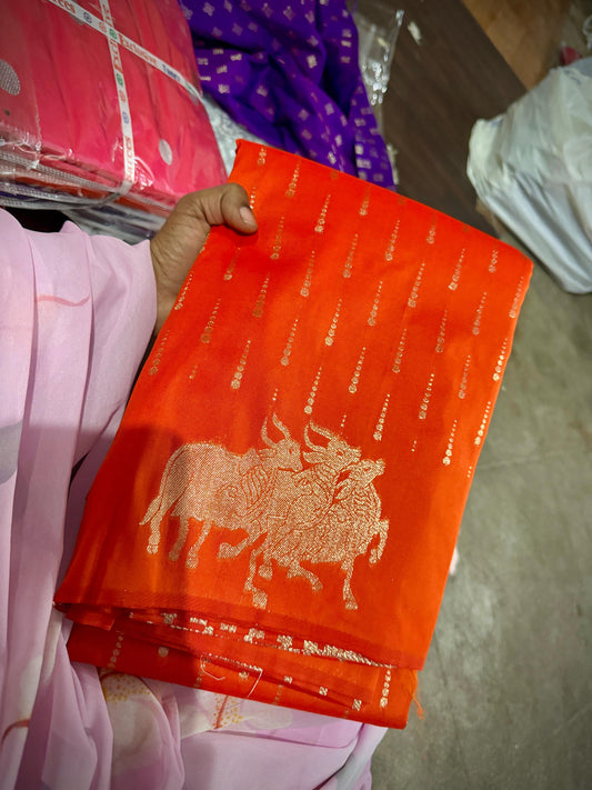 Kanchi Dupion Pattu Saree