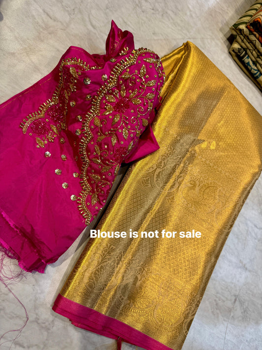 Gold Tissue Saree