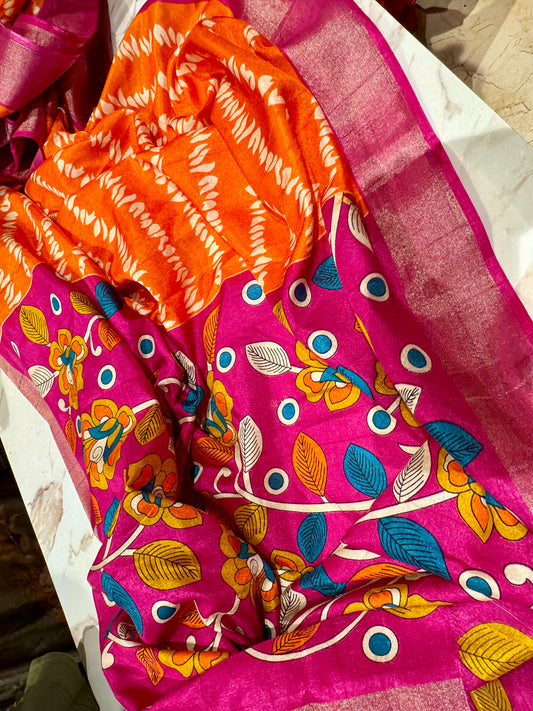 Kaddi Tussar Saree
