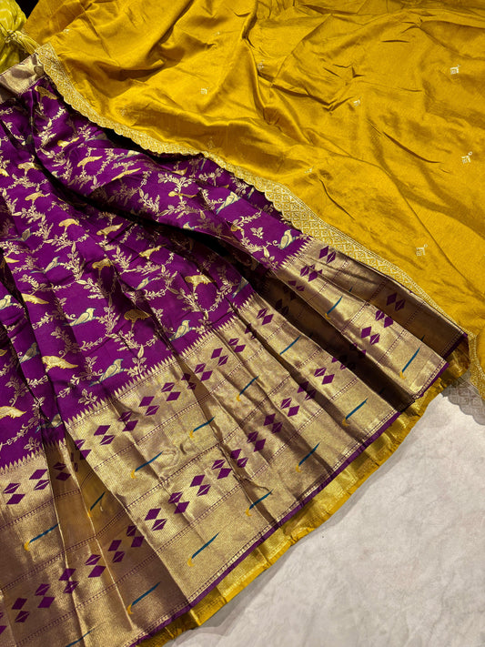 Banarasi Semi Stitched Lehenga