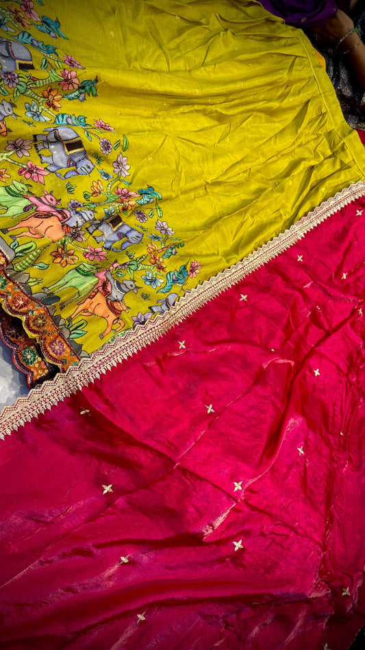 Semi Stitched Lehenga