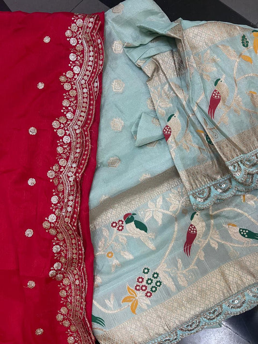 Ready To Wear Banarasi Pattu Lehenga