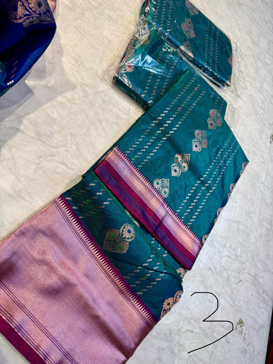 Tissue Kanchi Dharmavaram Pattu Saree