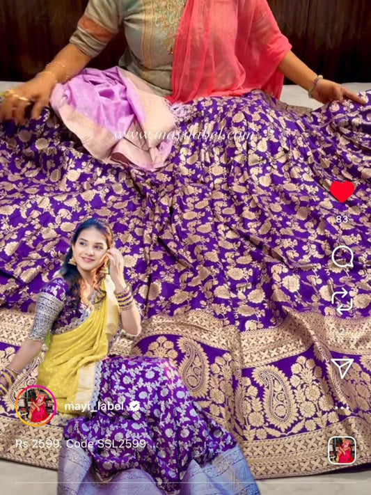 Semi Stitched Lehenga