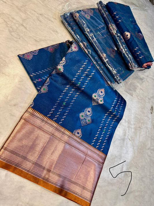 Tissue Kanchi Dharmavaram Pattu Saree
