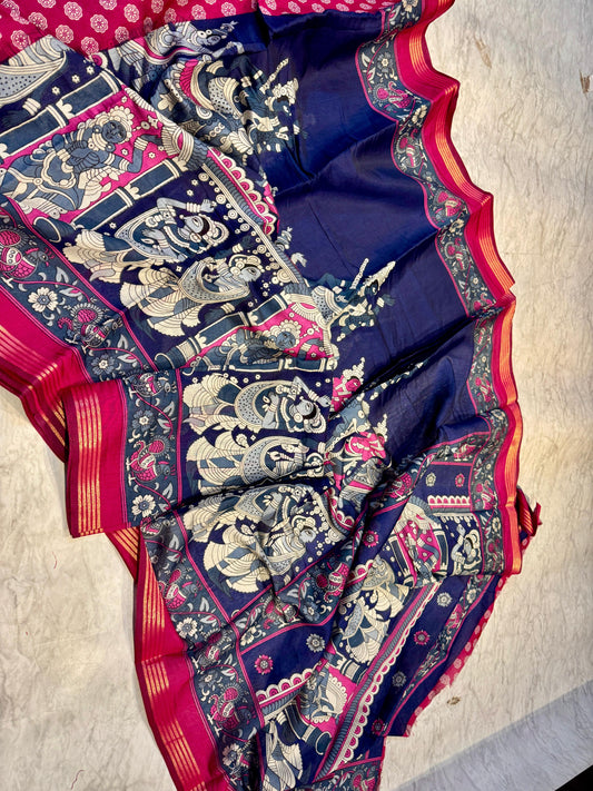 Maheshwari Silk Saree